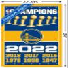 Trends International NBA Golden State Warriors - Champions 22 Wall Poster, 22.375" x 34", Premium Poster & Clip Bundle view 3