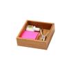 YBM Home Bamboo Drawer Organizer Storage Box for Kitchen Drawer, Junk Drawer, Office, Bedroom, Children Room, Craft, Sewing, and Bathroom, 6 Pack 6x6x2 inch view 2