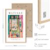 HAUS AND HUES Matisse Wall Art Set  3-Piece Henri Matisse Prints, Modern Artist Poster Collection (Beige Frame, 16x20) view 3