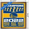 Trends International NBA Golden State Warriors - Champions 22 Wall Poster, 14.725" x 22.375", Bronze Framed Version view 3