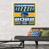 Trends International NBA Golden State Warriors - Champions 22 Wall Poster, 22.375" x 34", White Framed Version view 2