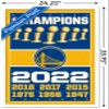 Trends International NBA Golden State Warriors - Champions 22 Wall Poster, 22.375" x 34", White Framed Version view 3