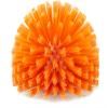 SPARTA Industrial Tank Brush Head Pipe Brush Head, Drain Brush with 3/4" Thread Hole (Handle Not Included) for Commercial Use, Plastic, 6 x 4.3 Inches, Orange view 1
