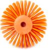 SPARTA Industrial Tank Brush Head Pipe Brush Head, Drain Brush with 3/4" Thread Hole (Handle Not Included) for Commercial Use, Plastic, 6 x 4.3 Inches, Orange view 2