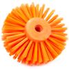SPARTA Industrial Tank Brush Head Pipe Brush Head, Drain Brush with 3/4" Thread Hole (Handle Not Included) for Commercial Use, Plastic, 6 x 4.3 Inches, Orange view 4