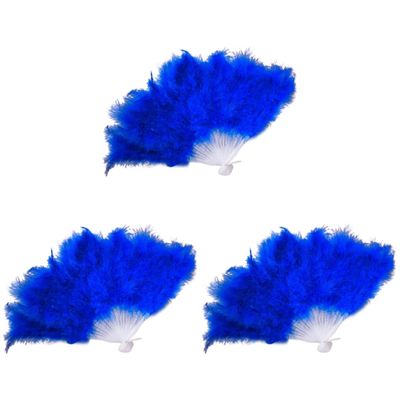BESTOYARD 1920s Flapper Fan 3pcs Performance Fan Handheld Dance Fans Fan for Performance Fan for Party Decorate Dancing Fan Fold Wedding Party Fan