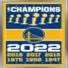 Trends International NBA Golden State Warriors - Champions 22 Wall Poster, 14.725" x 22.375", Silver Framed Version view 1