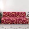 Sofa Bed Cover Skirted Elastic Folding Sofa Cover Armless Couch Slipcover Furniture Settee Protection Futon Cover (Color : A-17, Size : M 150-170CM) view 1