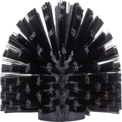 SPARTA Industrial Tank Brush Head Pipe Brush Head, Drain Brush with 3/4" Thread Hole (Handle Not Included) for Commercial Use, Plastic, 6 x 4.3 Inches, Black - (Pack of 1)