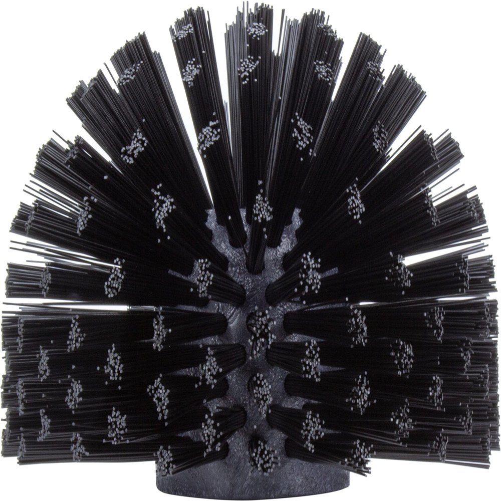 SPARTA Industrial Tank Brush Head Pipe Brush Head, Drain Brush with 3/4" Thread Hole (Handle Not Included) for Commercial Use, Plastic, 6 x 4.3 Inches, Black - (Pack of 1)