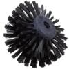 SPARTA Industrial Tank Brush Head Pipe Brush Head, Drain Brush with 3/4" Thread Hole (Handle Not Included) for Commercial Use, Plastic, 6 x 4.3 Inches, Black - (Pack of 1) view 2
