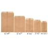 Quotidian Brown Flat Medium Glassine Paper Bags 4" x 6" (10 x 15.2cm) Pack of 1000 - Cookies Small Buffet Wedding Wrapping Birthday view 3