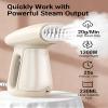 Bear Steamer for Clothes, Handheld Clothes Steamer,1300W Strong Power Garment Steamer with 230ml Tank,Fast Heat-up, Auto-Off, Steam Iron Fabric Wrinkle Remover with Brush for Home and Travel view 2
