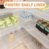 13.5-inch Shelf Liner for Wire Shelving: 1.2 MM Thick Clear Pantry Shelve Liners - Waterproof Easy to Cut Translucent Drawer Mat for Metal Rack 13.5" W x 290" L view 2