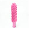 SPARTA Industrial Tank Brush Head Pipe Brush Head, Drain Brush with 3/4" Thread Hole (Handle Not Included) for Commercial Use, Plastic, 2 x 5.7 Inches, Pink view 1