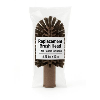 SPARTA Multi-Purpose Valve Brush Pipe Brush, Round Brush with Polyester Bristles, Color Coded for Commercial Cleaning, Kitchen, Restaurant, Bathroom, Plastic, 5.9 X 3 X 5.9 Inches, Brown