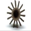 SPARTA Multi-Purpose Valve Brush Pipe Brush, Round Brush with Polyester Bristles, Color Coded for Commercial Cleaning, Kitchen, Restaurant, Bathroom, Plastic, 5.9 X 3 X 5.9 Inches, Brown view 2