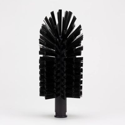SPARTA Multi-Purpose Valve Brush Pipe Brush, Round Brush with Polyester Bristles, Color Coded for Commercial Cleaning, Kitchen, Restaurant, Bathroom, Plastic, 7.1 X 4 X 7.1 Inches, Black