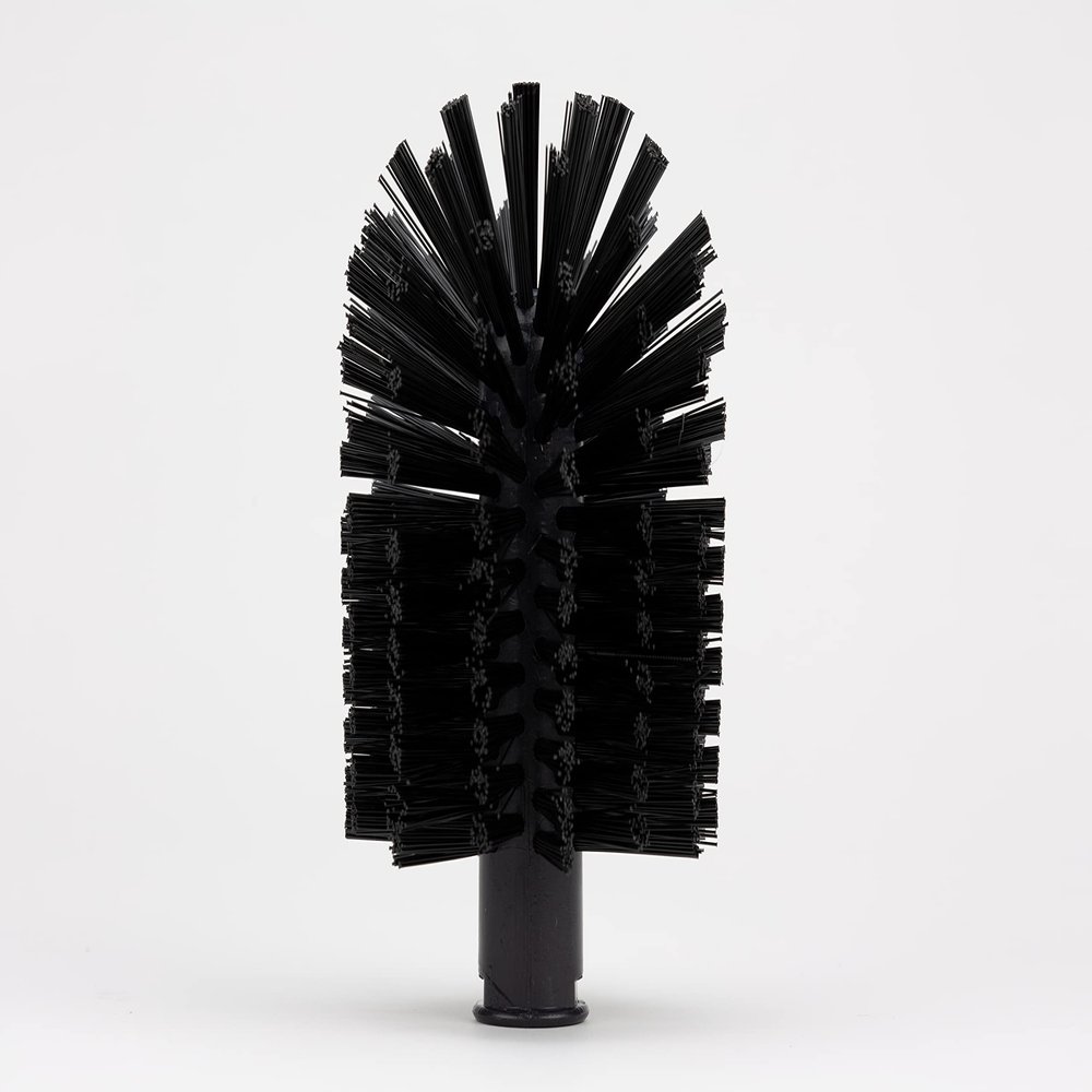 SPARTA Multi-Purpose Valve Brush Pipe Brush, Round Brush with Polyester Bristles, Color Coded for Commercial Cleaning, Kitchen, Restaurant, Bathroom, Plastic, 7.1 X 4 X 7.1 Inches, Black
