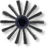 SPARTA Multi-Purpose Valve Brush Pipe Brush, Round Brush with Polyester Bristles, Color Coded for Commercial Cleaning, Kitchen, Restaurant, Bathroom, Plastic, 7.1 X 4 X 7.1 Inches, Black view 3