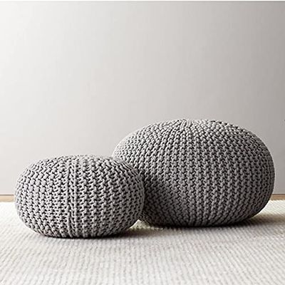 Bean Bag Chair Lazy sofa creative Nordic style single sofa living room balcony leisure bean bag small apartment tatami removable and washable Bean Bag Chairs ( Color : Dark Grey , Size : 5050cm30 )
