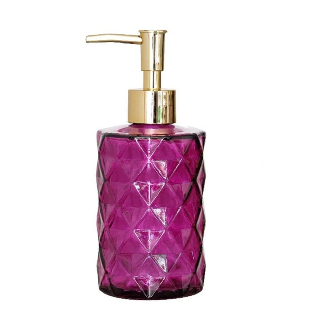 moisture Soap Dispenser Set Transparent Soap Dispenser Shampoo Water Bottle Kitchen and Bathroom Liquid Container Dispenser Very Suitable for Household Use (11 Ounces) Home Soap Dispenser (Color : E)