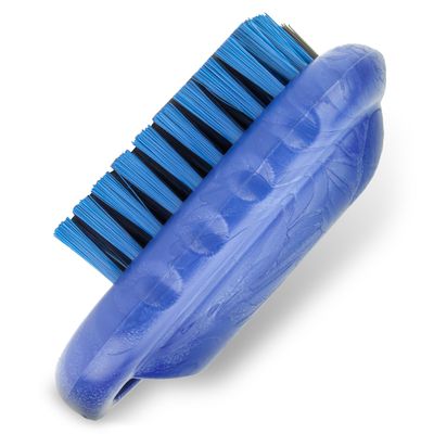 SPARTA Nail Scrub Brush Commercial-Grade, Heavy-Duty Hand and Fingernail Brush with Stiff Bristles for Gardeners, Mechanics, And Foodservice Personnel, Plastic, 5 Inches, Blue