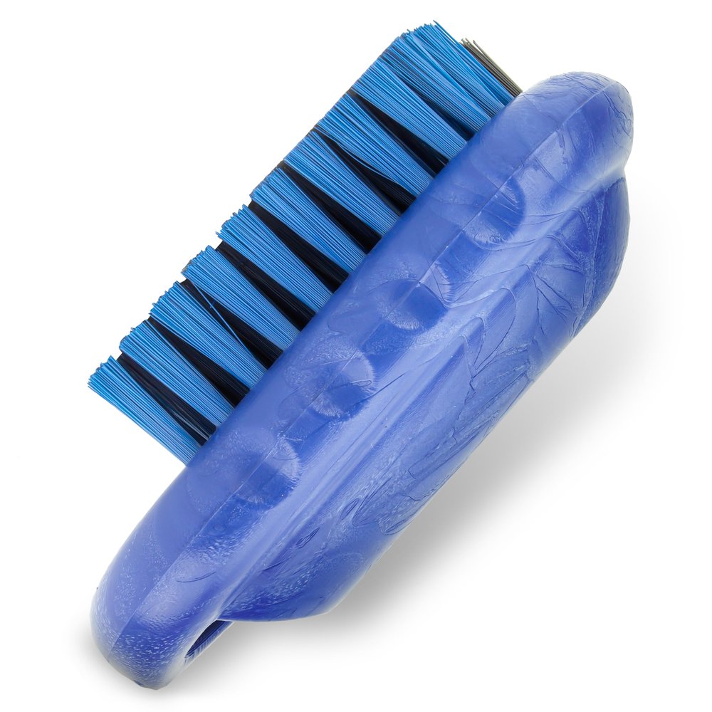 SPARTA Nail Scrub Brush Commercial-Grade, Heavy-Duty Hand and Fingernail Brush with Stiff Bristles for Gardeners, Mechanics, And Foodservice Personnel, Plastic, 5 Inches, Blue
