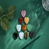 Bundle of 10 PCS Colorful Assorted Crystals Heart Stones and 1PC Large Rose Quartz Heart Crystals Love Stones Gemstones Reiki Energy Balancing Meditation view 2