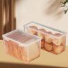 Hemoton Bread Storage Container Clear Plastic Bread Keeper Bread Box with Lid Bread Storage Bin Reusable for Kitchen Countertop Loaf Cake Toast Food view 2