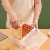 Hemoton Bread Storage Container Clear Plastic Bread Keeper Bread Box with Lid Bread Storage Bin Reusable for Kitchen Countertop Loaf Cake Toast Food view 3