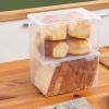 Hemoton Bread Storage Container Clear Plastic Bread Keeper Bread Box with Lid Bread Storage Bin Reusable for Kitchen Countertop Loaf Cake Toast Food view 4