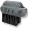 SPARTA 5 Inch Hand and Nail Brush with Stiff Center Bristles, Soft Outer Bristles, Larger Polypropylene Body, Color Coded Scrub Brush for Commercial Foodservice Use, Black view 1