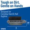 SPARTA 5 Inch Hand and Nail Brush with Stiff Center Bristles, Soft Outer Bristles, Larger Polypropylene Body, Color Coded Scrub Brush for Commercial Foodservice Use, Black view 3