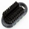 SPARTA 5 Inch Hand and Nail Brush with Stiff Center Bristles, Soft Outer Bristles, Larger Polypropylene Body, Color Coded Scrub Brush for Commercial Foodservice Use, Black view 4