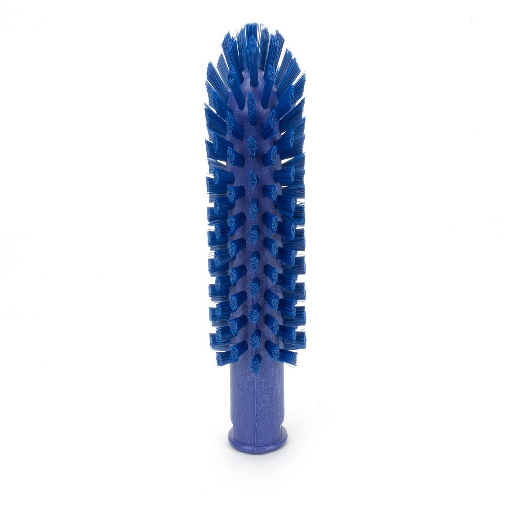 SPARTA Multi-Purpose Valve Brush Pipe Brush, Round Brush with Polyester Bristles, Color Coded for Commercial Cleaning, Kitchen, Restaurant, Bathroom, Plastic, 5.7 X 2 X 5.7 Inches, Blue