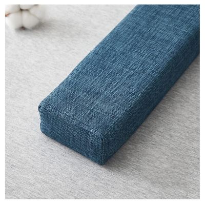 Bed Gap Filler Mattress Gap Filler Bolster Pillow for Bed/headboard Pillow/Gap Filler Between Your Headboard and Mattress Soft Gap Headboard Cushion (Color : Dark Blue, Size : 10X15X120cm)