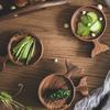 1pc Fish-Shaped Wooden Sauce Dish Household Saucer for Condiments Snacks and Seasonings Lightweight Portable and Japanese Style Wooden Plate for Kitchen and Parties view 2