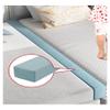 Sofa Armrest Pillow Filled Bed Sofa Gap Seam Washable Bedside Cushion Cushion Support Headboard Pillow Bed Seam Filler Soft Gap Headboard (Color : Blue, Size : 10X15X180cm) view 2