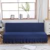 Sofa Bed Cover Skirted Elastic Folding Sofa Cover Armless Couch Slipcover Furniture Settee Protection Futon Cover (Color : A-05, Size : M 150-170CM) view 1