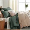 Bedsure Quilts Twin Size - Lightweight Bedspreads Twin Size with Basket Weave Pattern, Soft Quilt Bedding Set, Dark Green Comforter Set Coverlet for All Seasons with 1 Pillow Sham (68" x 86") view 4