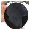 Natural Meditation Crystal Black Obsidian Scrying Mirror Round Smoth Natural Crystal Crystal Stone (Size : 20cm) view 1