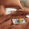 Bedsure Quilts King Size - Lightweight Bedspreads King Size with Basket Weave Pattern, Soft Quilt Bedding Set, Red Orange Comforter Set Coverlet for All Seasons with 2 Pillow Shams (106" x 96") view 3