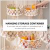 Alipis Macrame Plant Hanger Macrame Hanging Fruit Basket 2 Tier Woven Cotton Rope Storage Baskets Hanging Plant Holder for Vegetable Storage view 2