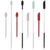 8Pcs Mini Silicone Telescopic Spatula and Scooping Spoon Set Tiny Jar Spatula Adjustable Small Spatulas Reusable Handle Scraper for Kitchen Cosmetic, 4 Colors view 1