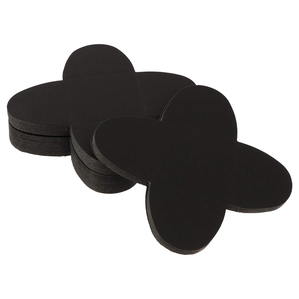 LZbeove 200pcs Truffle Wrappers Chocolate Paper Divider Holder, Kraft Paper Cardboard Holder Chocolate Tray Dessert Box Compartment Tray Candy Cups Wrappers (Black-200pcs)