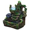 Rockery Fountain, Rockery Tabletop Fountain, Indoor Waterfall Feature with Automatic Pump, for Home Office Desk Decoration, Relaxation Desktop Fountain Waterfall with LED Lamp Atomization Effect view 3