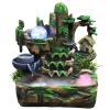 Rockery Fountain, Rockery Tabletop Fountain, Indoor Waterfall Feature with Automatic Pump, for Home Office Desk Decoration, Relaxation Desktop Fountain Waterfall with LED Lamp Atomization Effect view 4