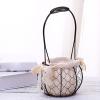 MEUMITY 2 PCS Iron Flower Basket,Fashion Handheld Metal Basket Wedding Flower Girl Basket Halloween Candy Basket Party Decoration Basket for Wedding Halloween Party Decoration,A view 3