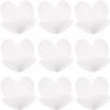 LZbeove 200pcs Truffle Wrappers Chocolate Paper Divider Holder, Kraft Paper Cardboard Holder Chocolate Tray Dessert Box Compartment Tray Candy Cups Wrappers (White-200pcs) view 1